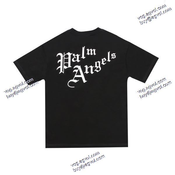 パーム エンジェルス 存在感◎ 2020秋冬 カラーチョウ字母プリント半袖Tシャツ スーパーコピー 代引 2色可選
